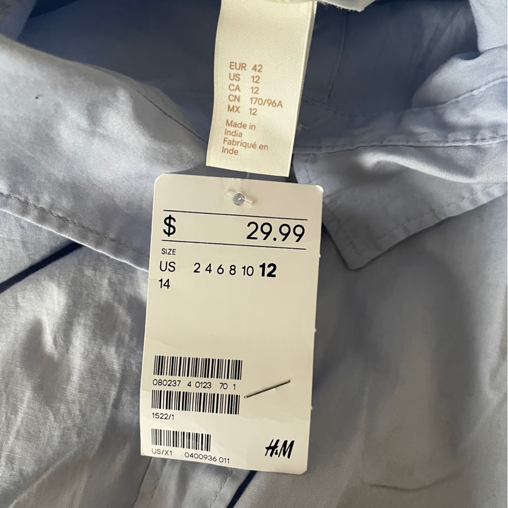 🆕 H&M Button-Up Shirt - Picture 5 of 5